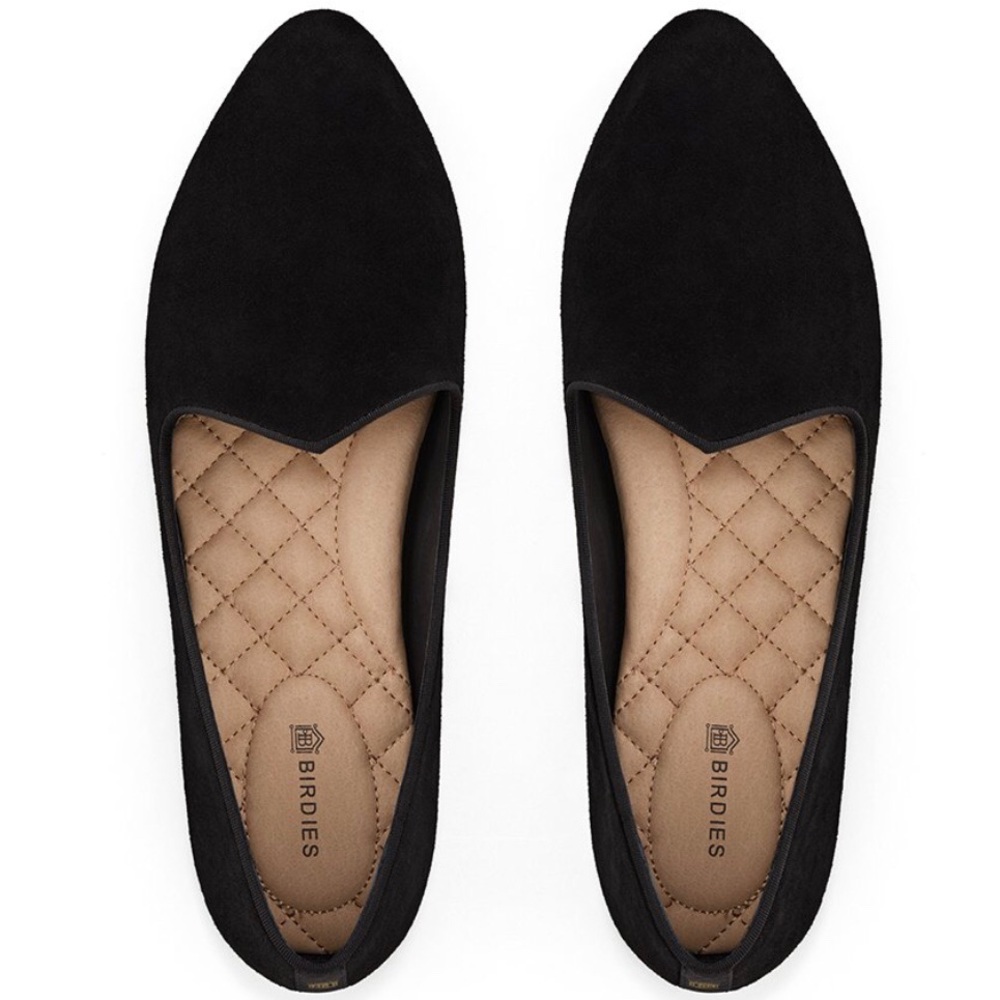 Birdies The Heron Black Suede